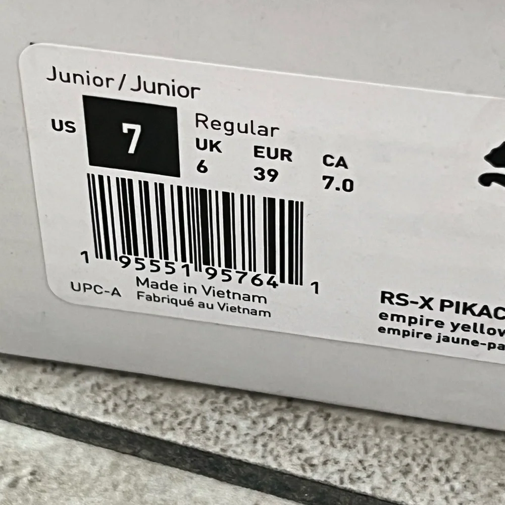 Puma Pokemon Pikachu Sneakers - Picture 4 of 5